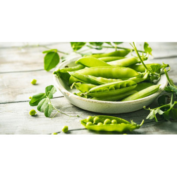 Cosses et tiges de pois Bio