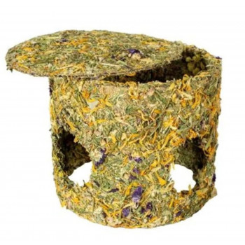 Aire de jeux aux fleurs