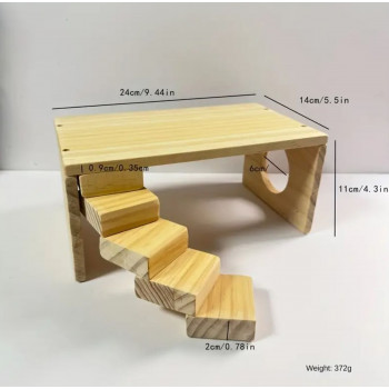 Abri-tunnel avec escalier