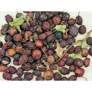 Baies d'aubépine sauvages