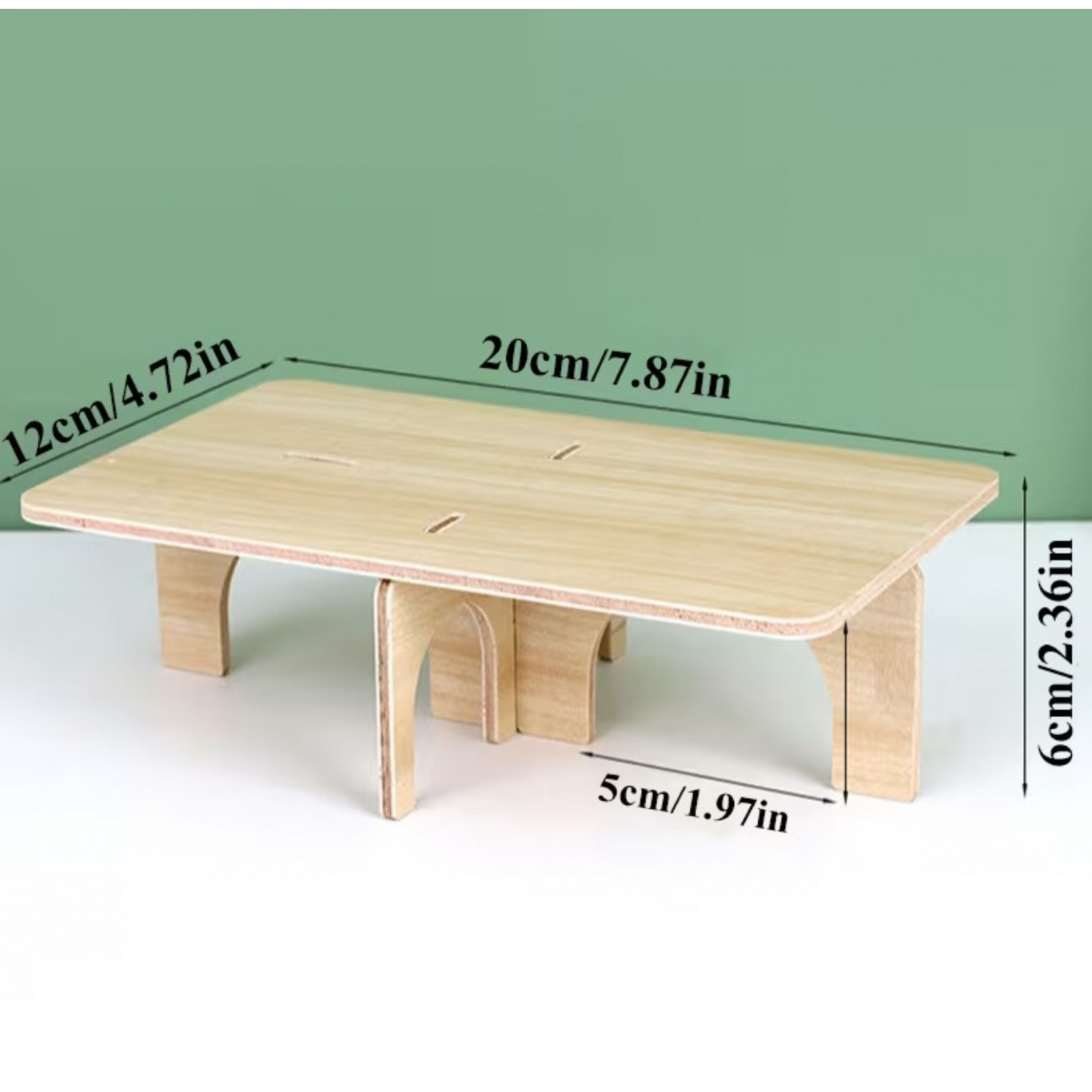 Jouet en bois à plusieurs entrées pour hamster