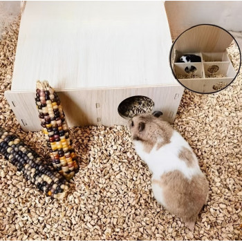 Maison hamster à plusieurs entrées