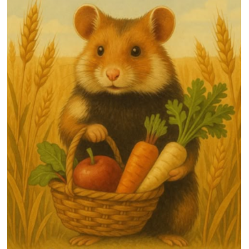 Le temps des moissons spécial hamster russe
