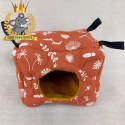 Couchage “ cube ” motif automne