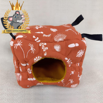 Couchage “ cube ” motif automne