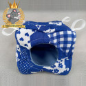 Couchage “ cube ” motif bleu