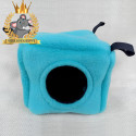 Couchage “ cube ” motif turquoise